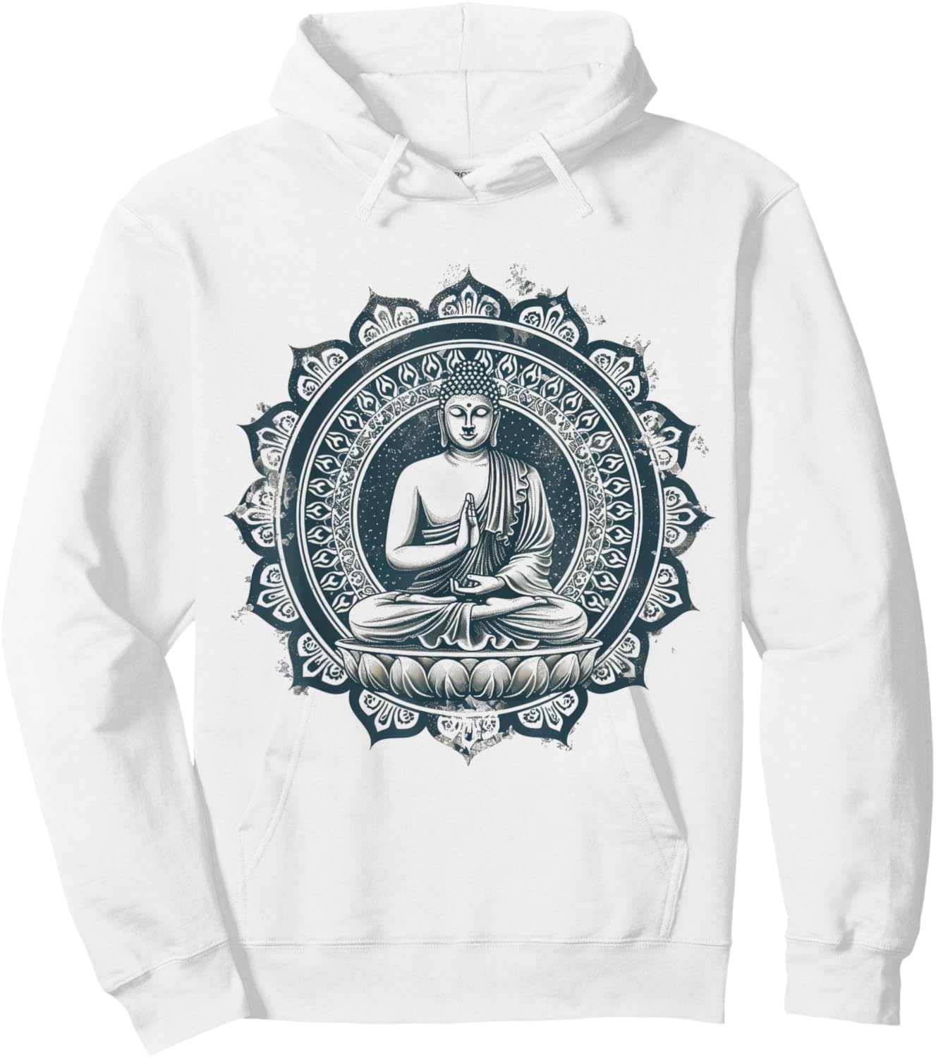 Meditation Zen Buddha Buddhist Zen Buddha Spiritual Hindu Hoodie - Hoodie | White