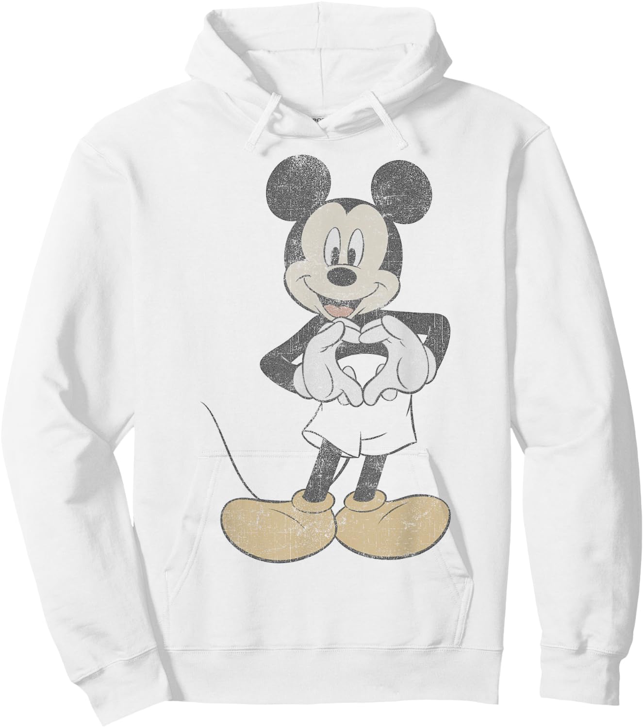 Disney Mickey and Friends Mickey Mouse Heart Hands Small Hoodie - Hoodie | White