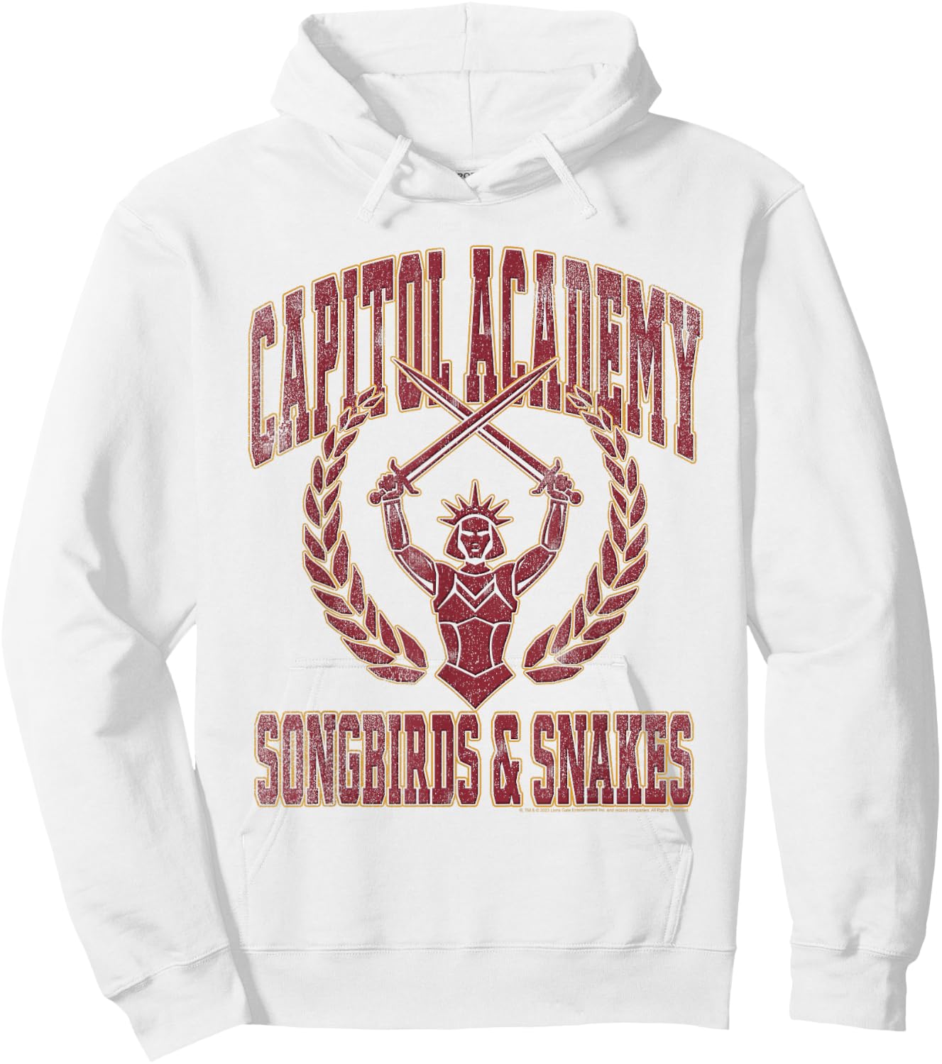 The Ballad of Songbirds and Snakes Capital Academy Crest Hoodie - Hoodie | White