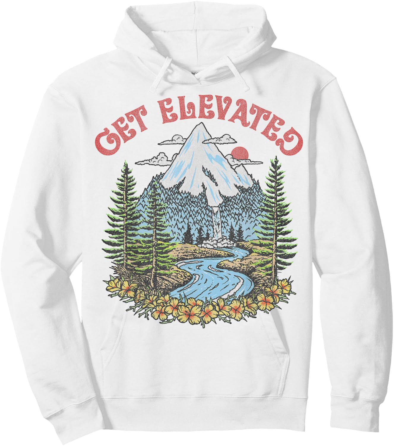Trendy Get Elevated Hoodie - Hoodie | White