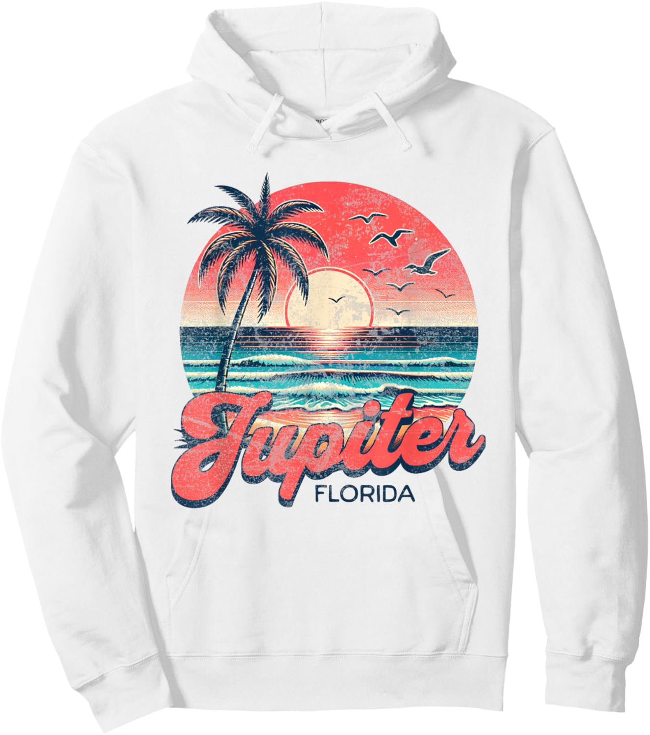 Jupiter Florida Hoodie - Hoodie | White