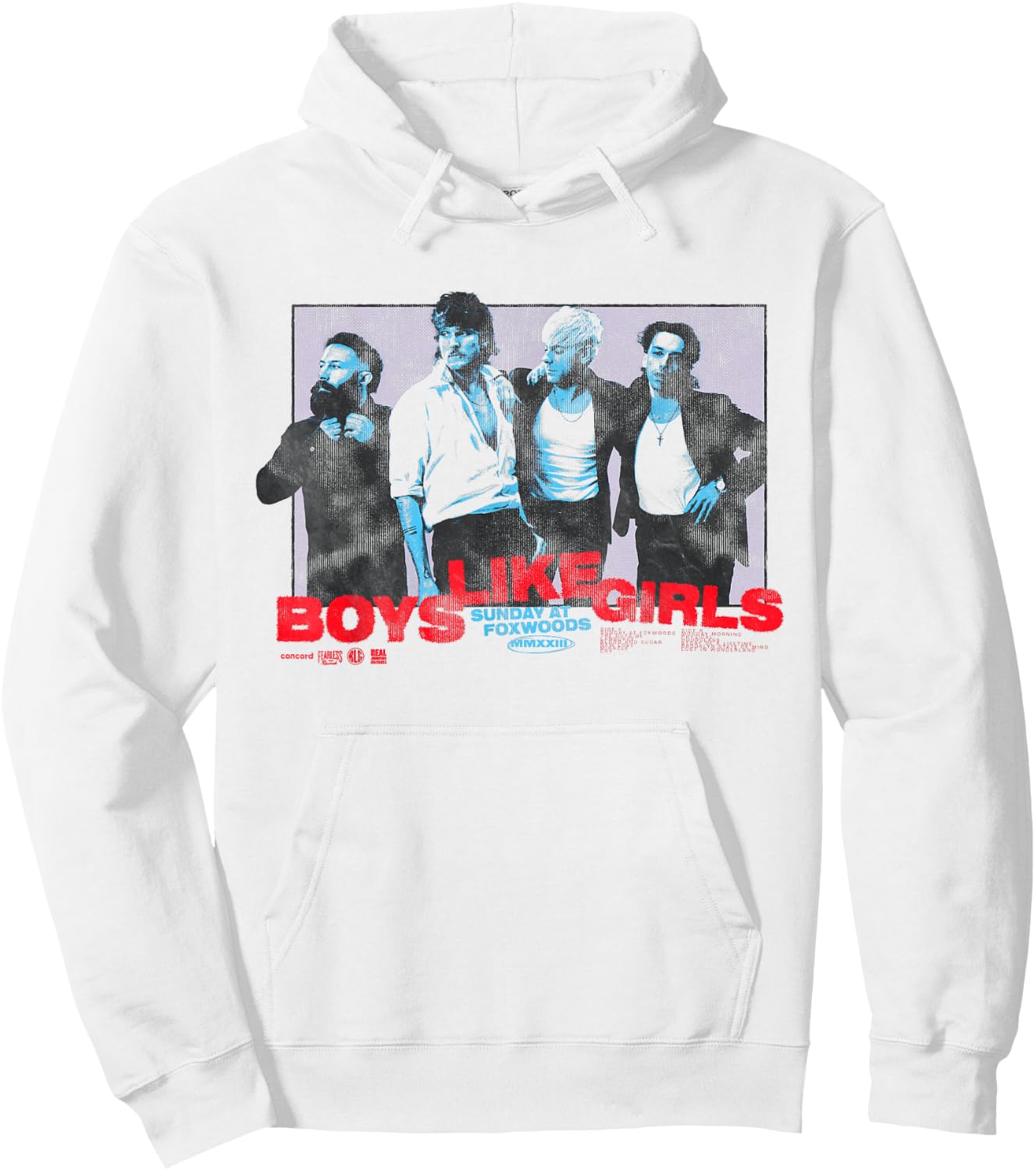 BOYS LIKE GIRLS - Photo Logos Hoodie - Hoodie | White