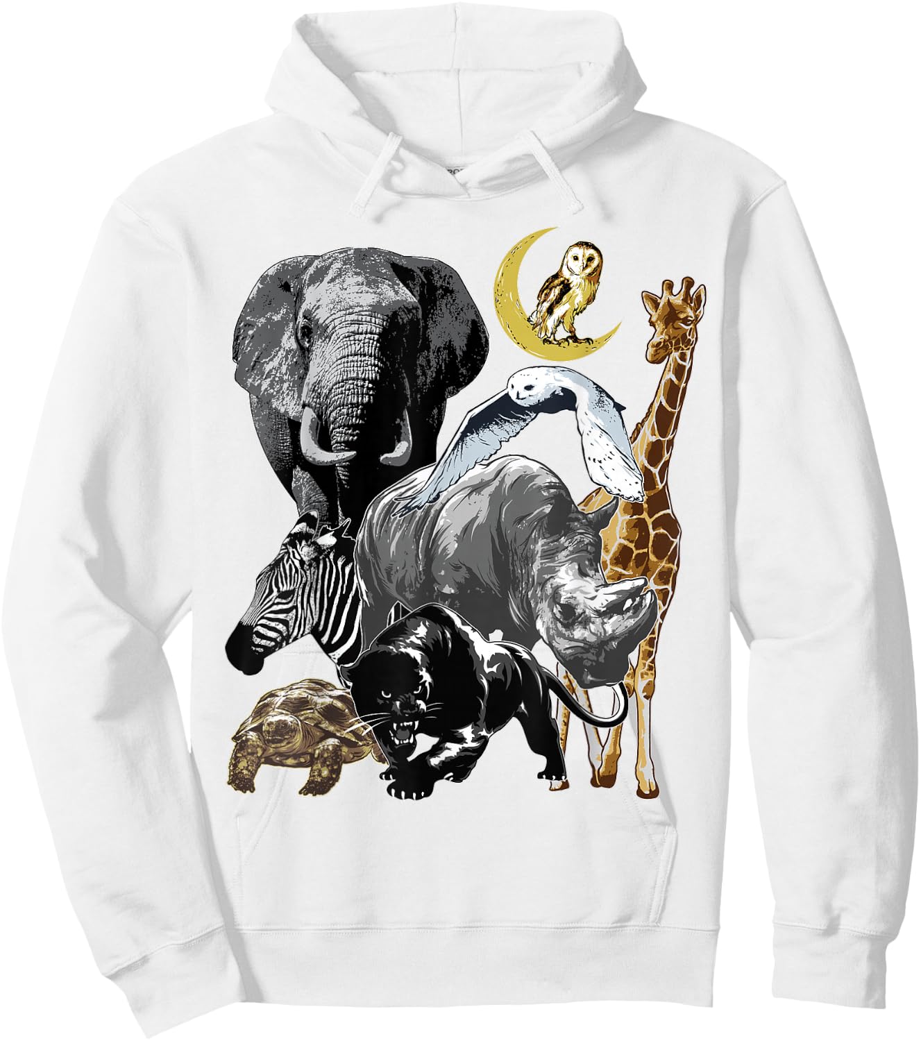 Zookeeper Jungle Animals Theme Safari Zoo Birthday Themed Hoodie - Hoodie | White