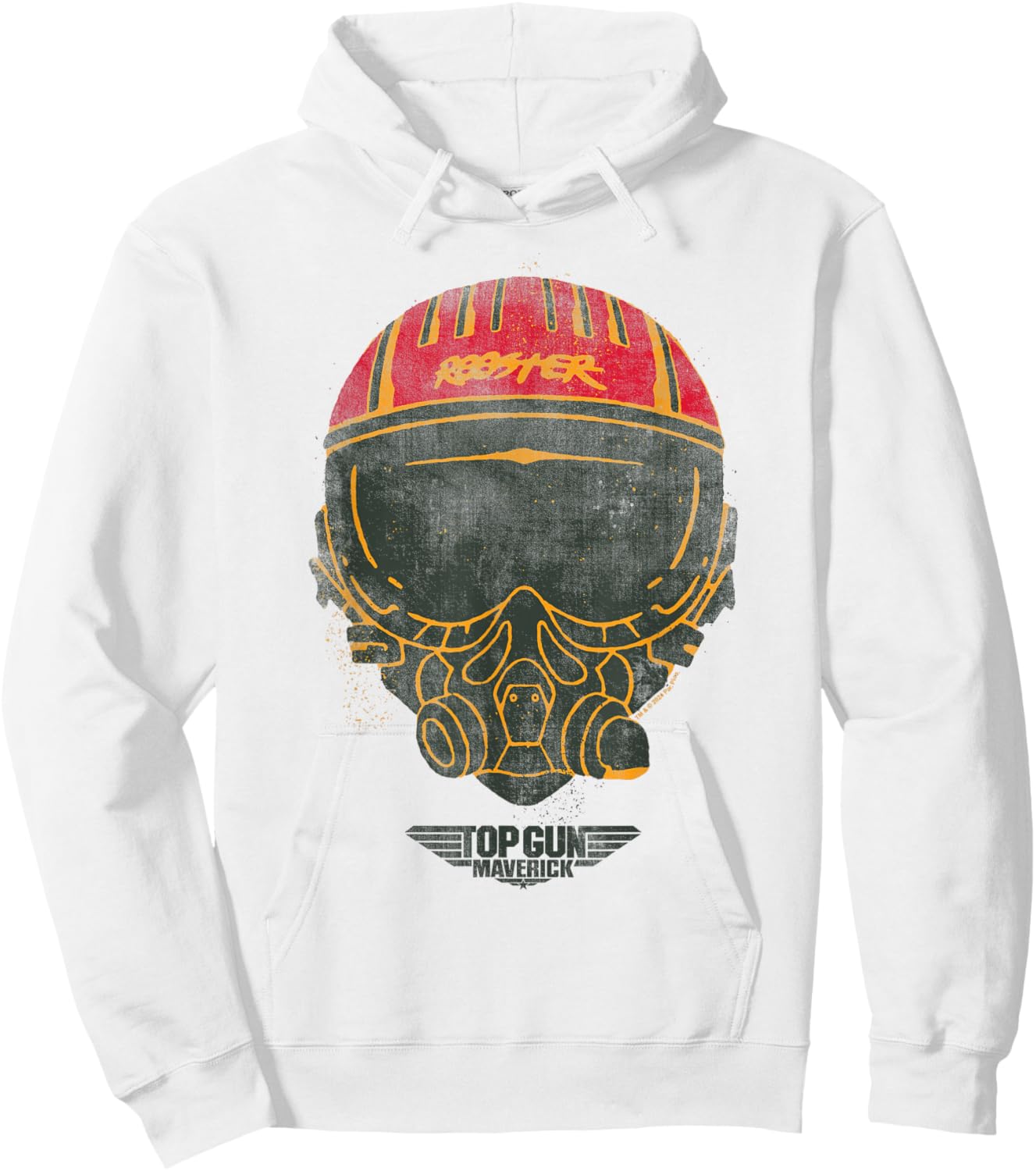 Top Gun Rooster Helmet Hoodie - Hoodie | White