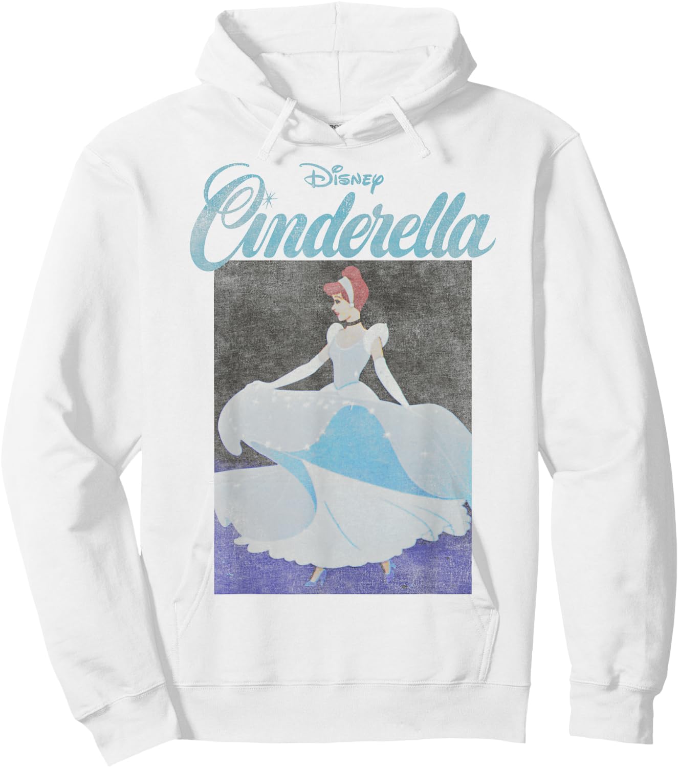 Disney Cinderella 70th Anniversary Cinderella Dancing Poster Small Hoodie - Hoodie | White