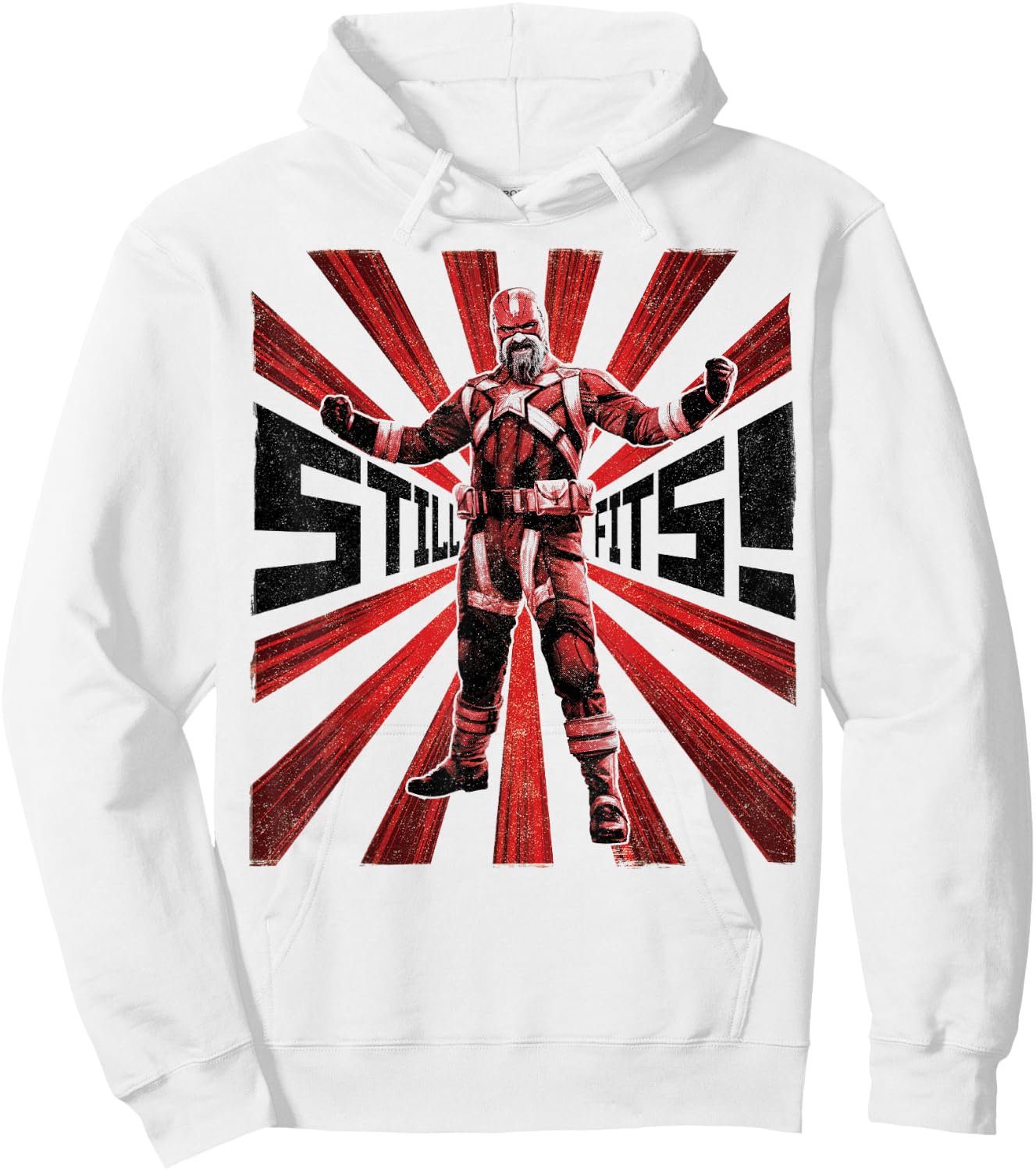 Marvel Black Widow Red Guardian Still Fits Hoodie - Hoodie | White
