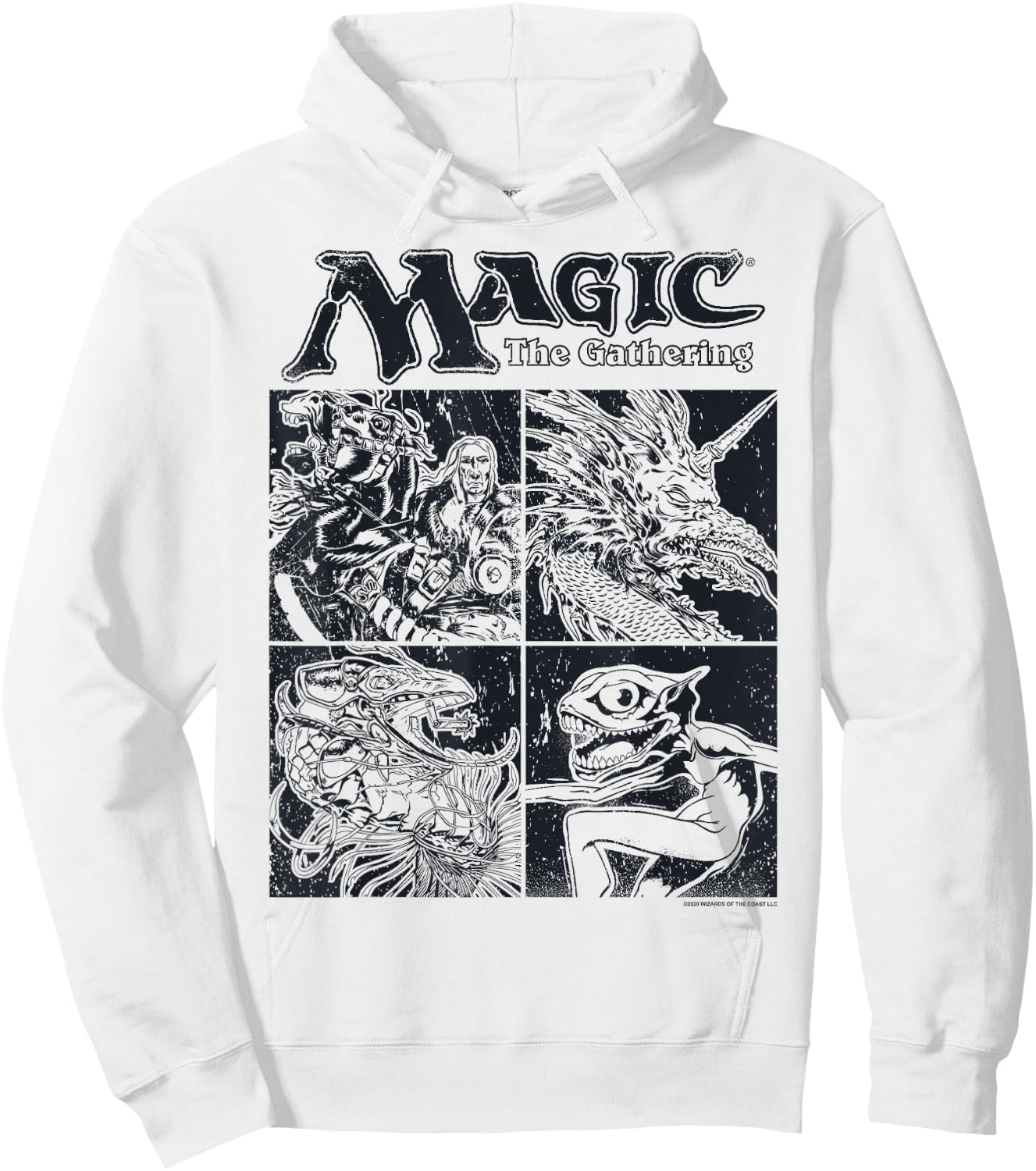 Magic: The Gathering Creature Box Up Hoodie - Hoodie | White
