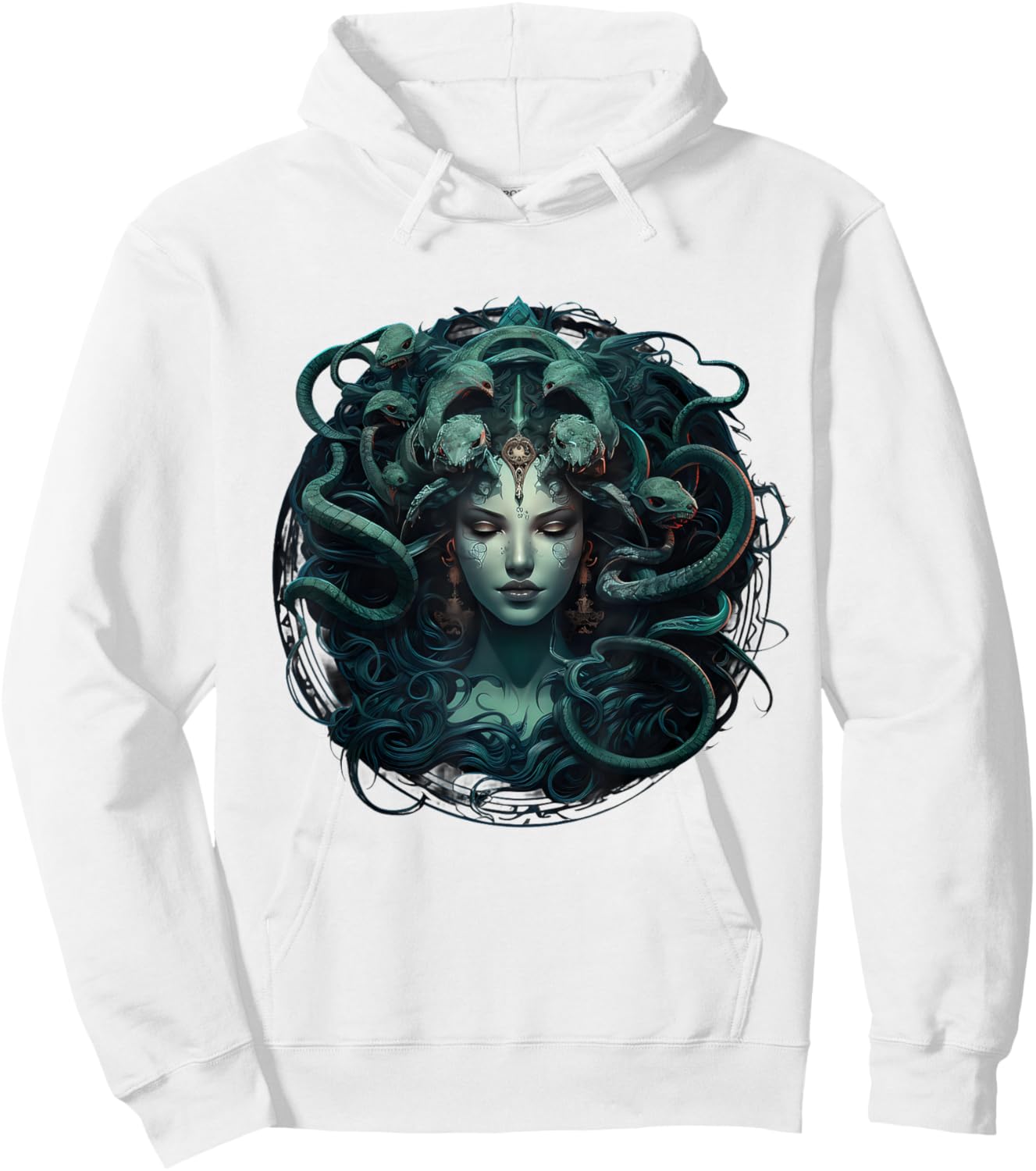 Greek Mythology Female Power Medusa Costume Hoodie - Hoodie | White