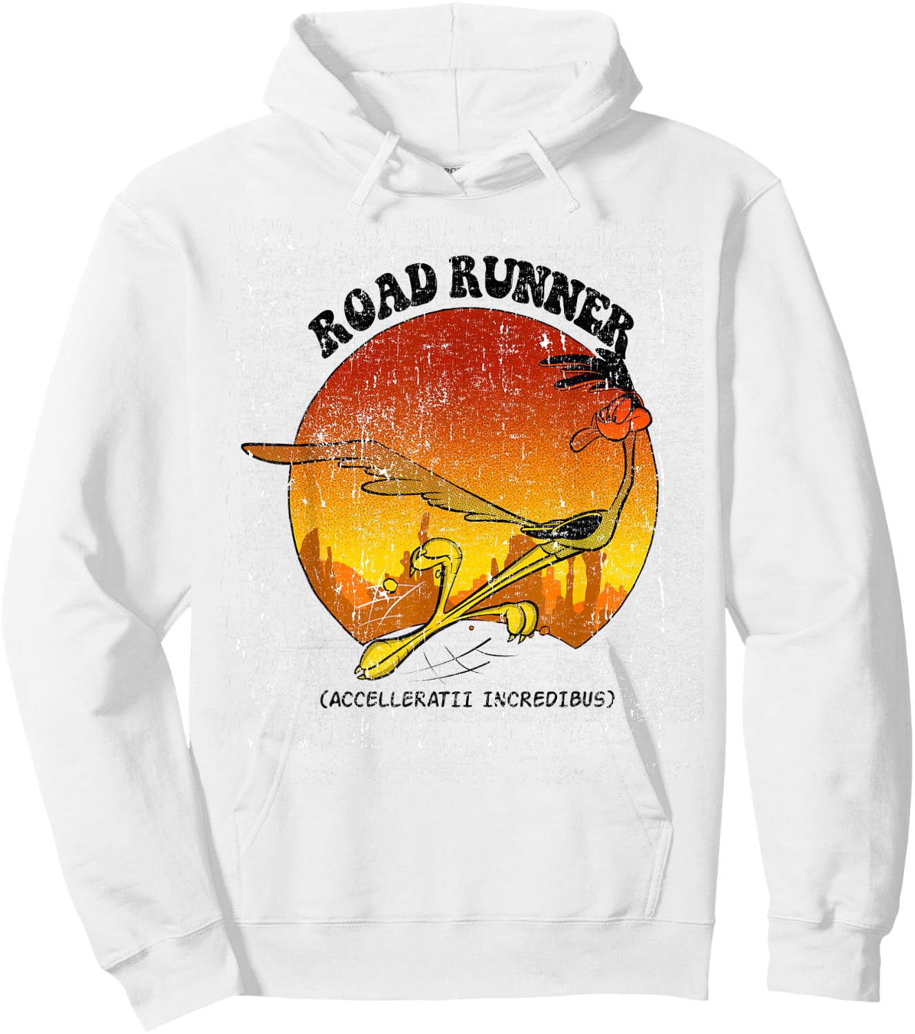 Looney Tunes Road Runner Accelleratii Incredibus Hoodie - Hoodie | White