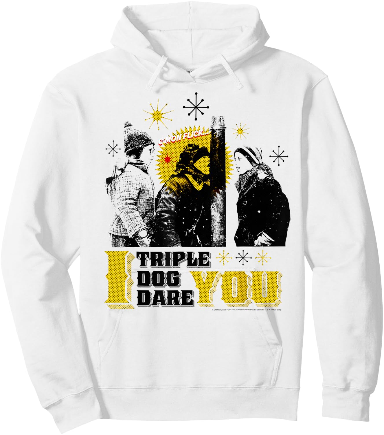 A Christmas Story I Triple Dog Dare You Hoodie - Hoodie | White