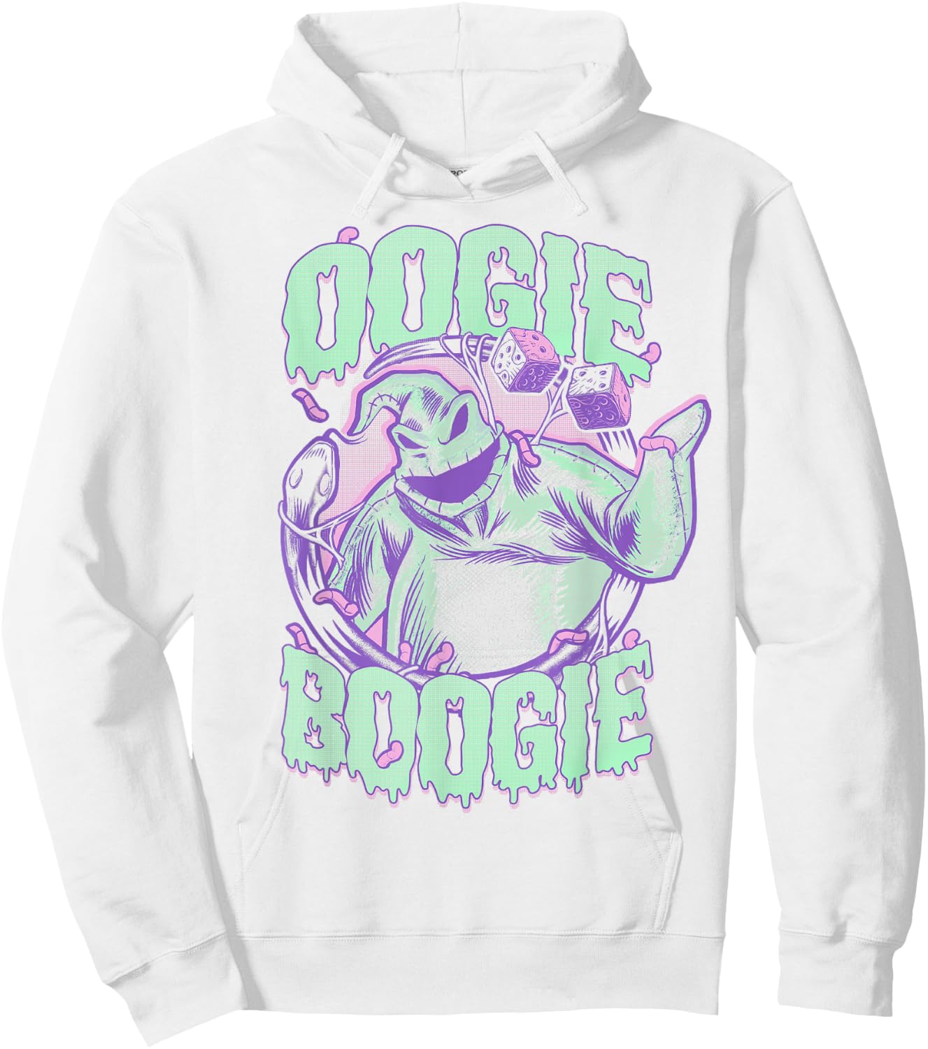 Disney The Nightmare Before Christmas Oogie Boogie Portrait Hoodie - Hoodie | White