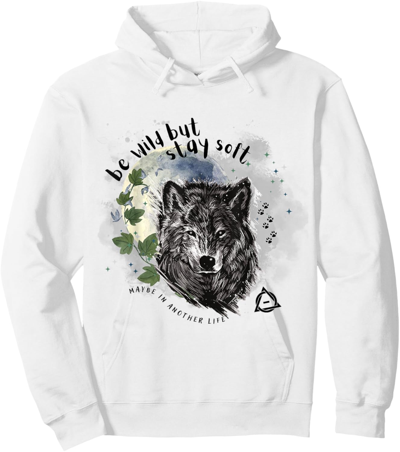 Therian Wolf Hoodie - Hoodie | White