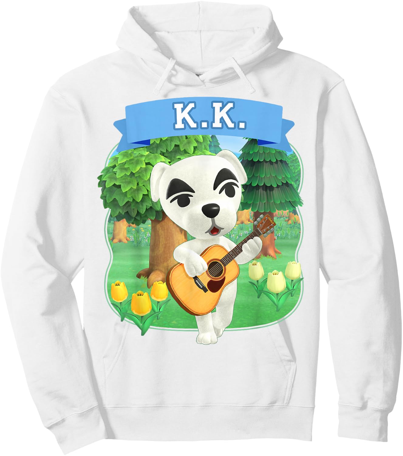 Animal Crossing: New Horizons K.K. Slider Orchard Music Hoodie - Hoodie | White