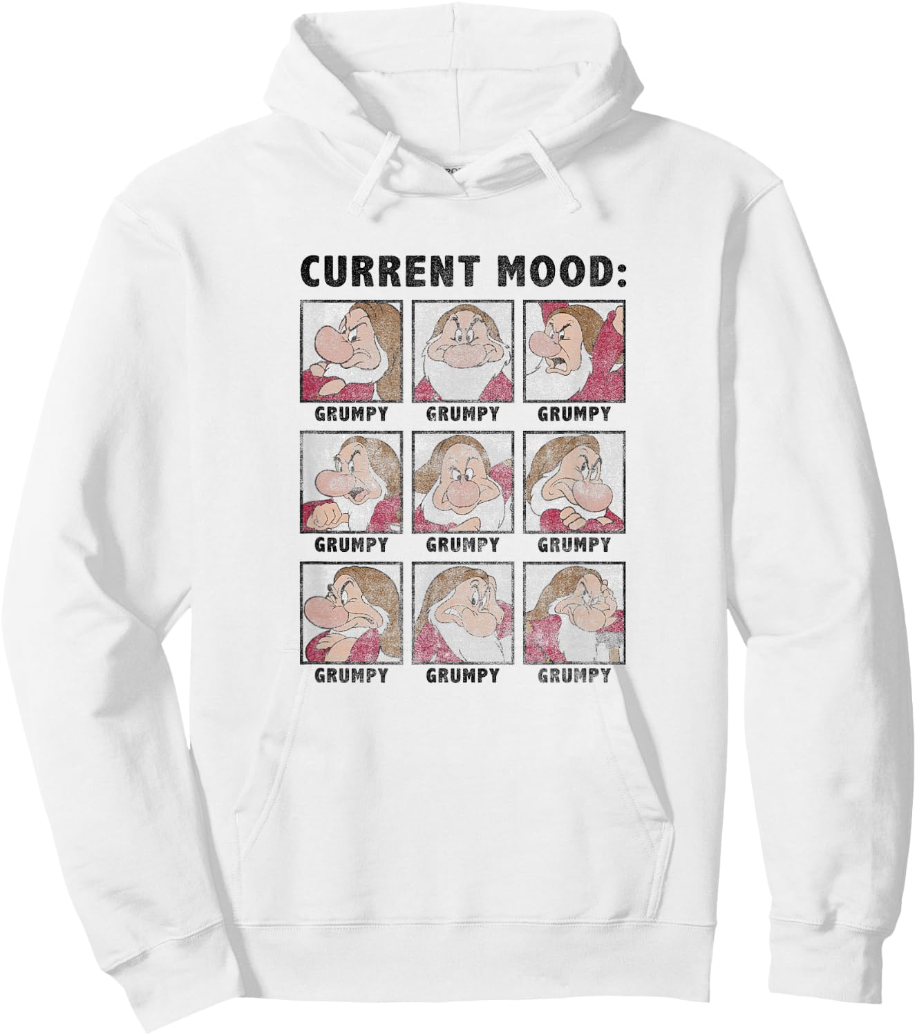 Disney Snow White Grumpy Current Mood Boxes Always Grumpy Hoodie - Hoodie | White