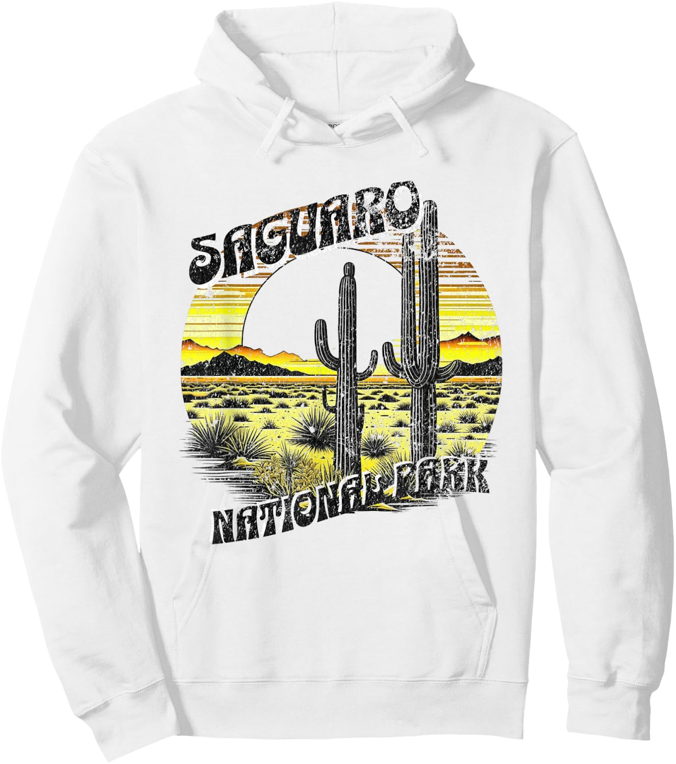 Saguaro National Park Hoodie - Hoodie | White