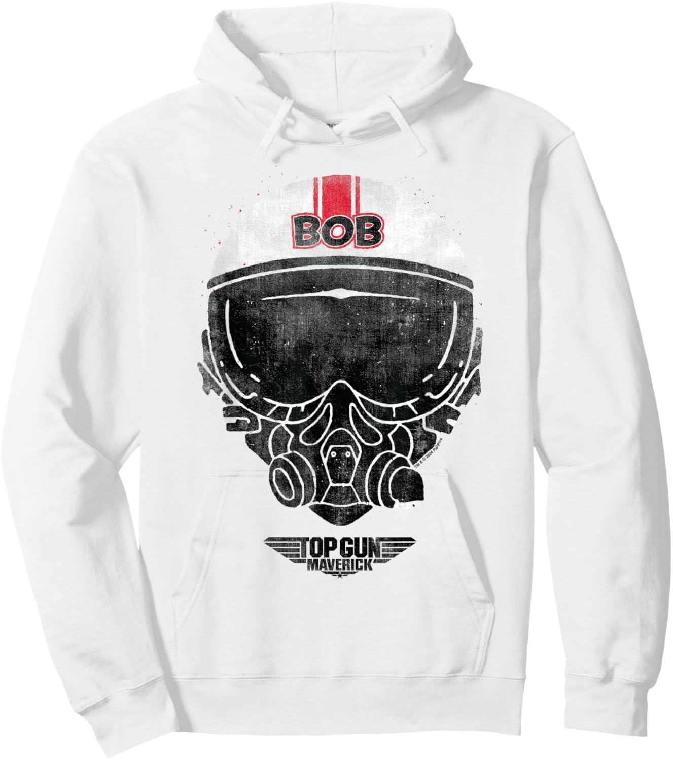 Top Gun Bob Helmet Hoodie - Hoodie | White