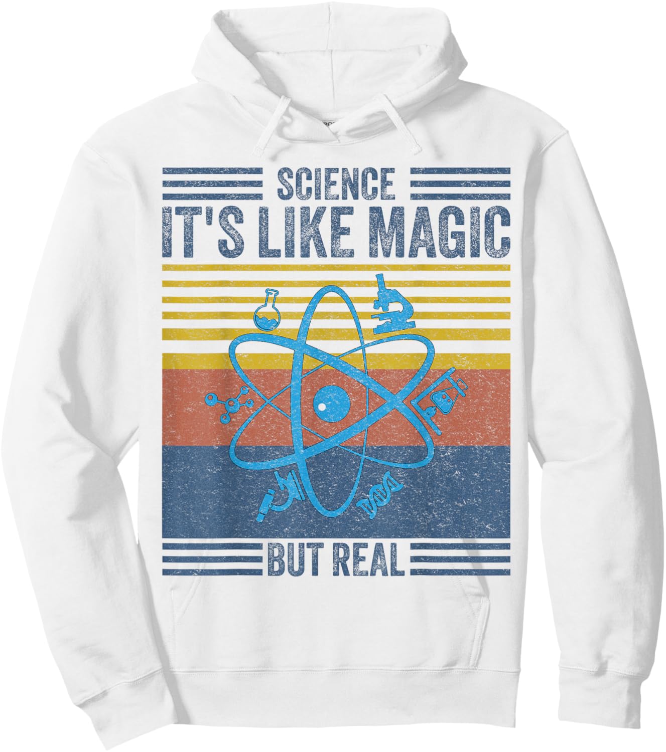 Science It's Like Magic But Real Science Teacher Geek Nerd Men Women Girls Kids Hoodie - Hoodie | White