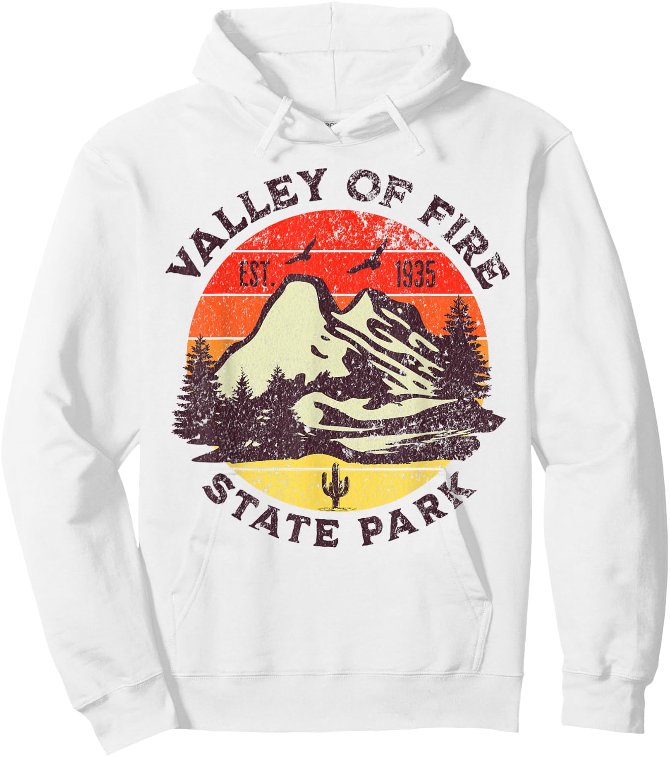 Valley Of Fire Hoodie - Hoodie | White
