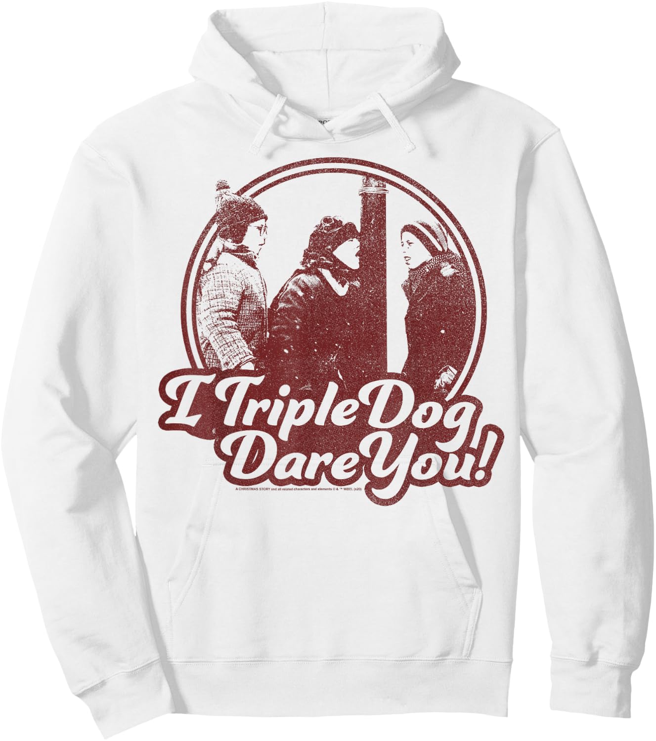 A Christmas Story I Triple Dog Dare You Hoodie - Hoodie | White