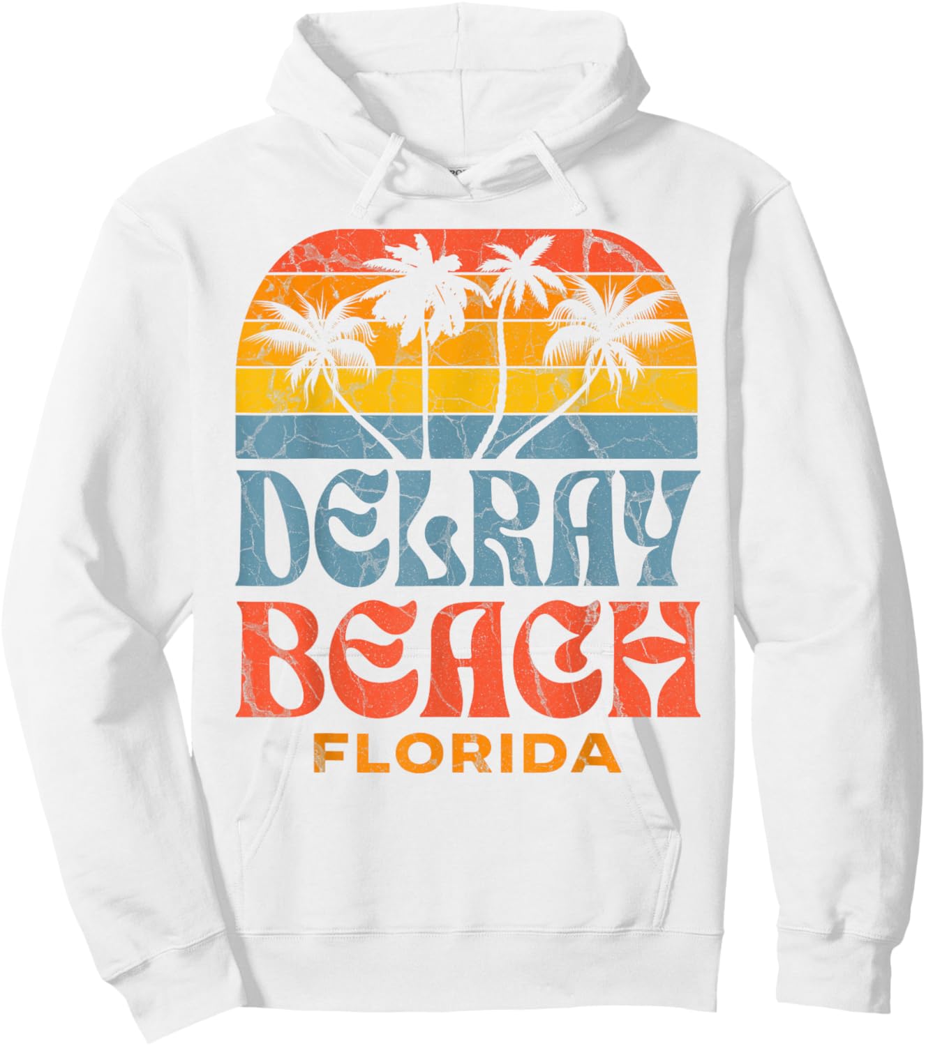 Delray Beach Men Women Kids Hoodie - Hoodie | White