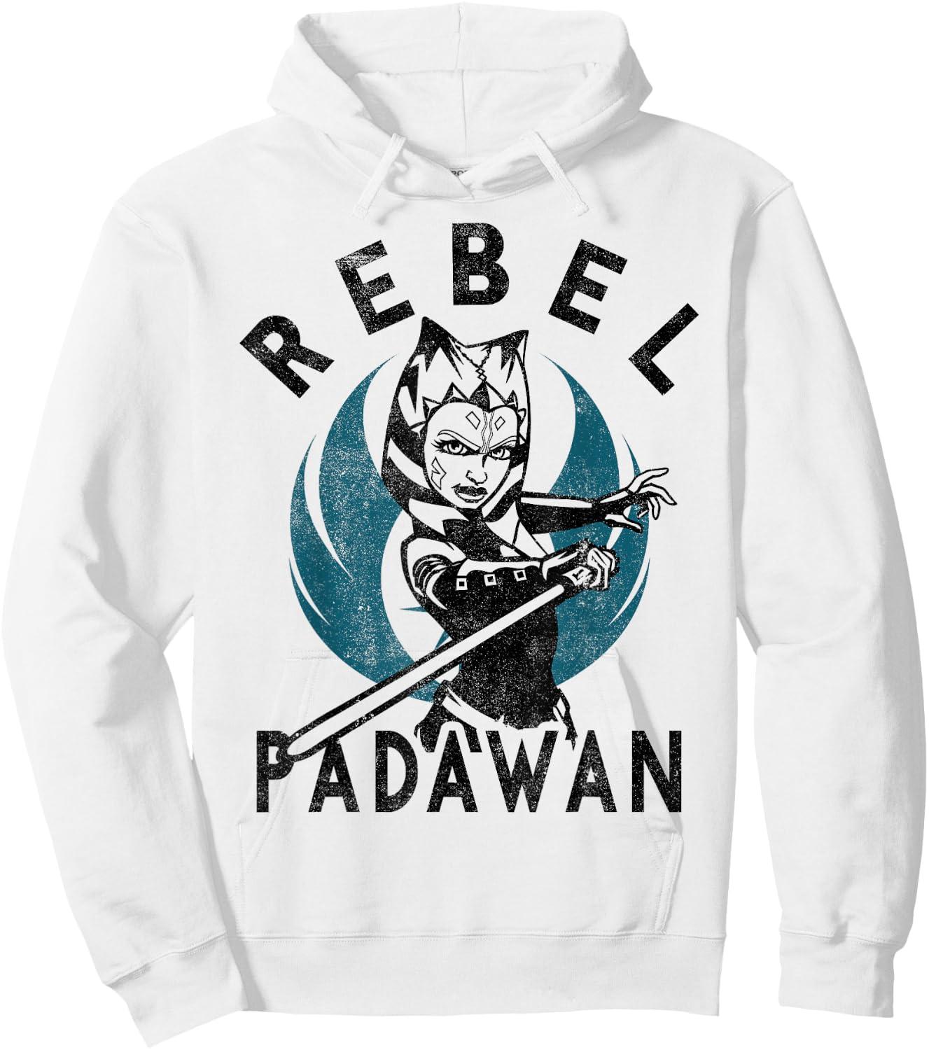 Star Wars: Clone Wars Ahsoka Rebel Padawan Portrait Hoodie - Hoodie | White