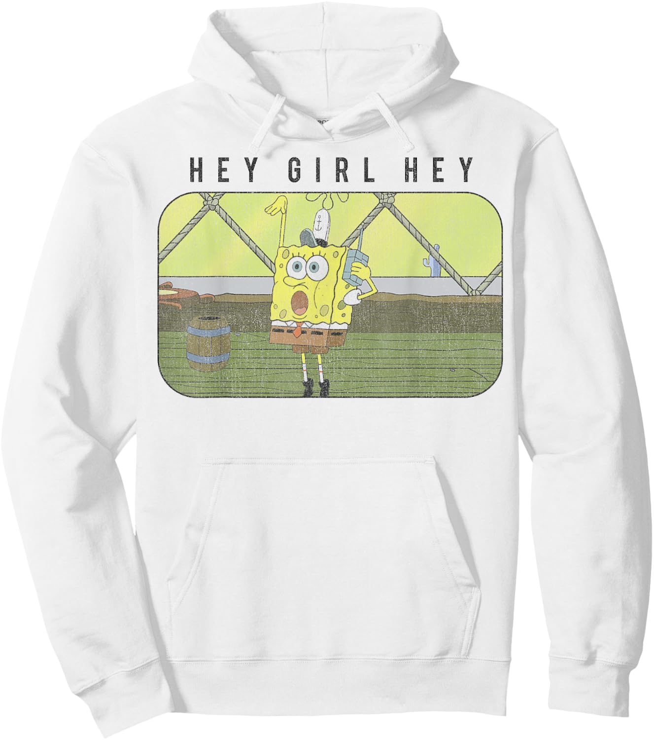 SpongeBob SquarePants Hey Girl Hey Hoodie - Hoodie | White