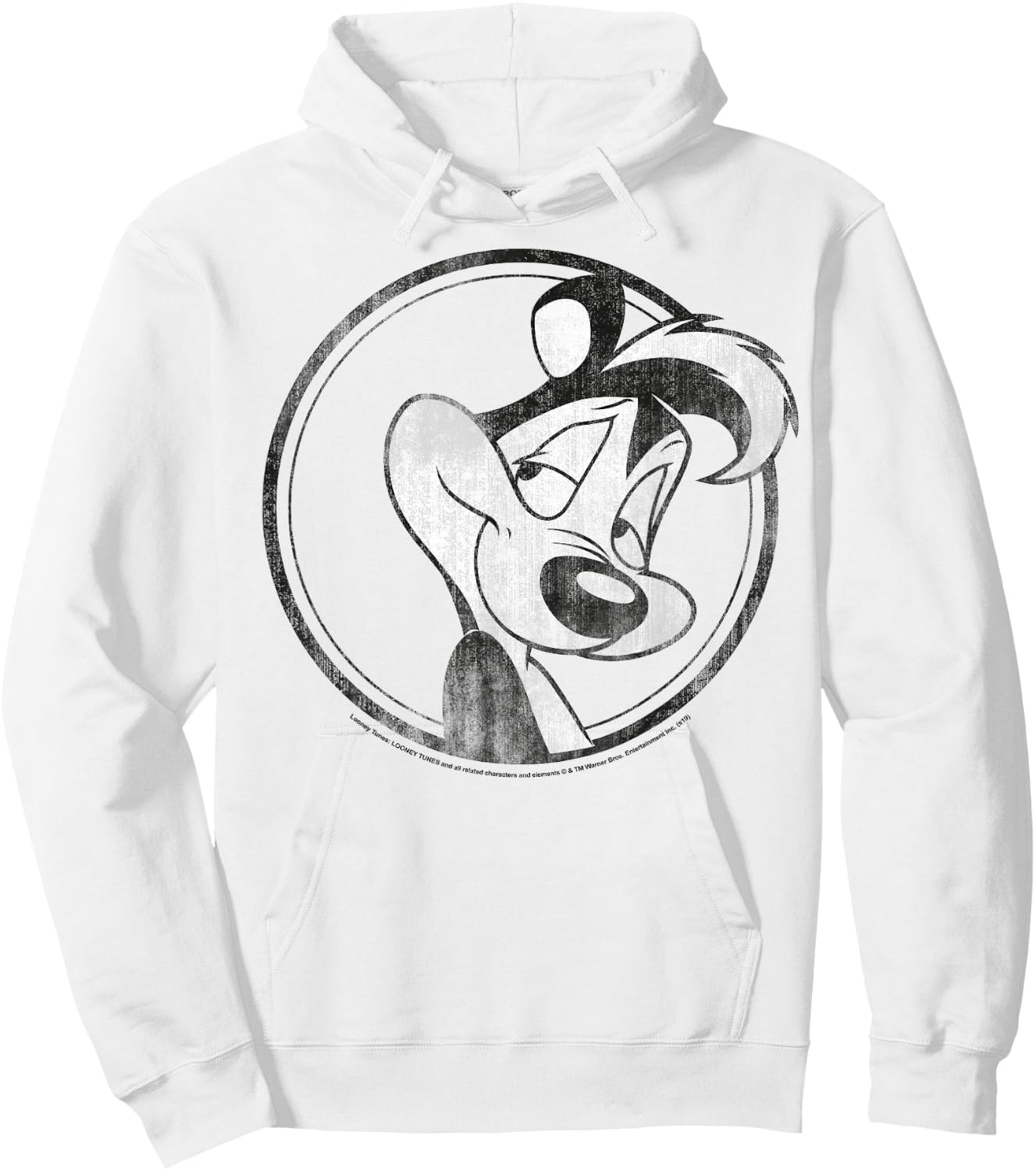Looney Tunes Pepe Le Pew Simple Portrait Hoodie - Hoodie | White