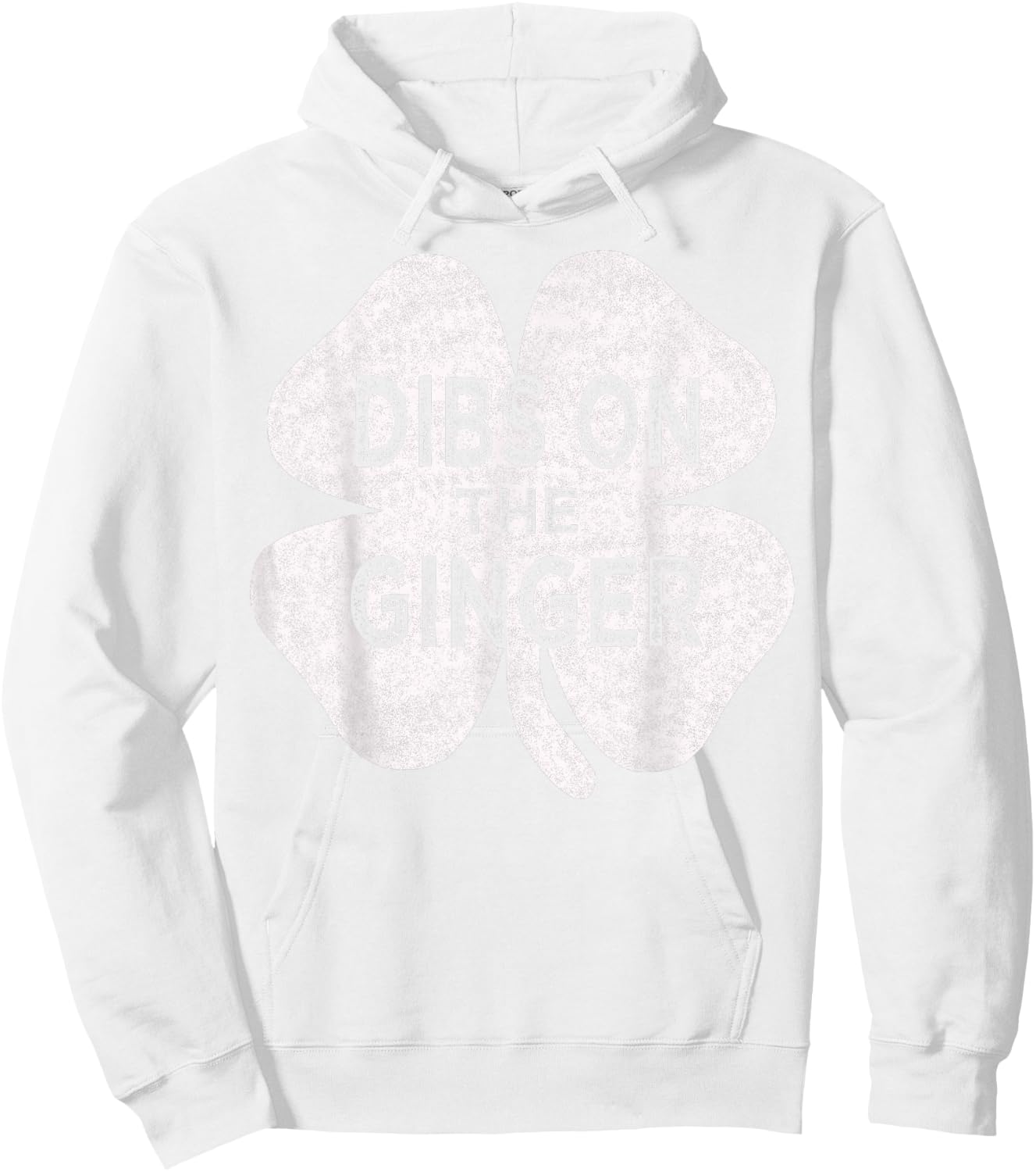 Drinking St patricks day t shirt Dibs On The Ginger Hoodie - Hoodie | White
