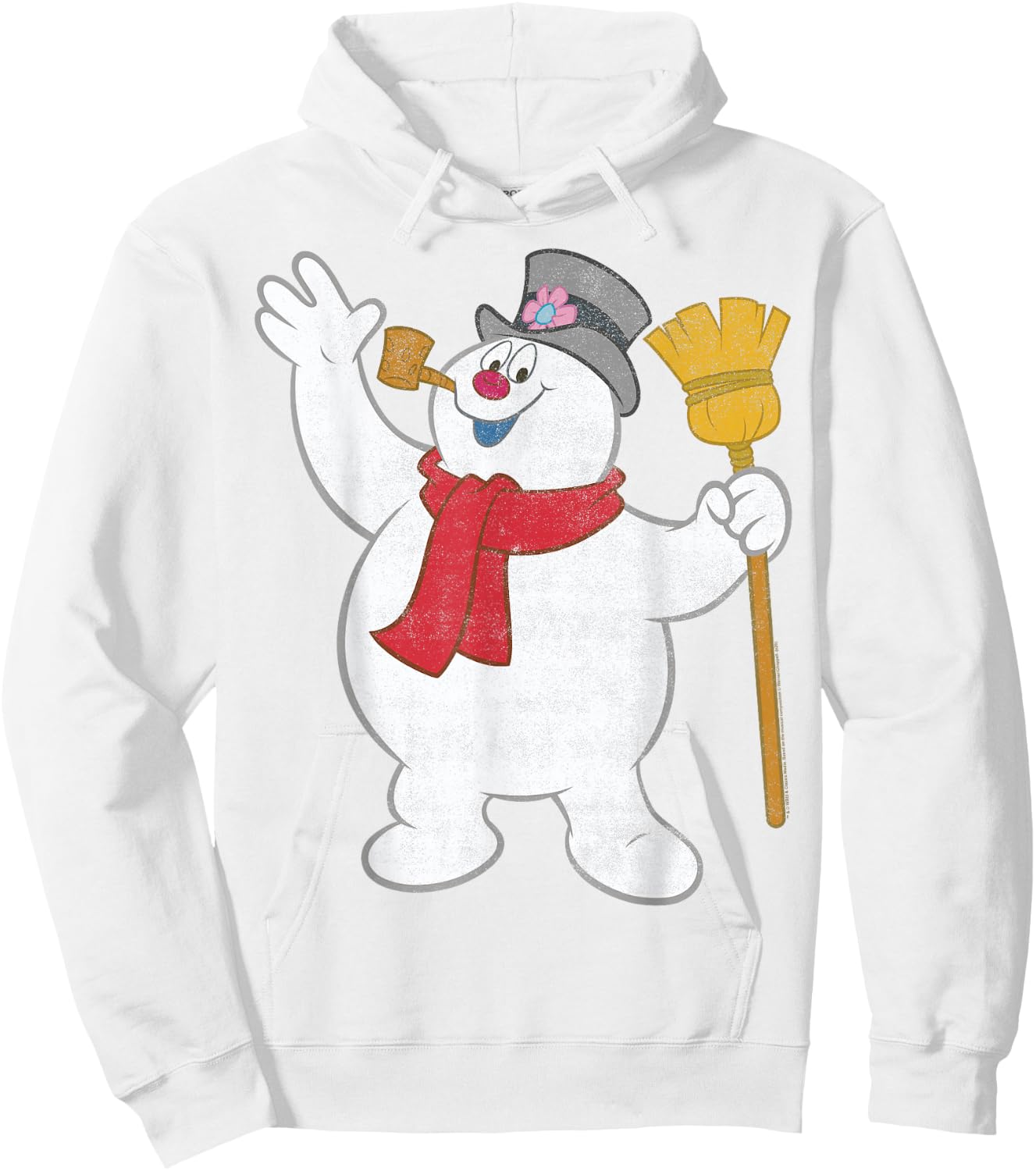 Frosty The Snowman Big Portrait Hoodie - Hoodie | White