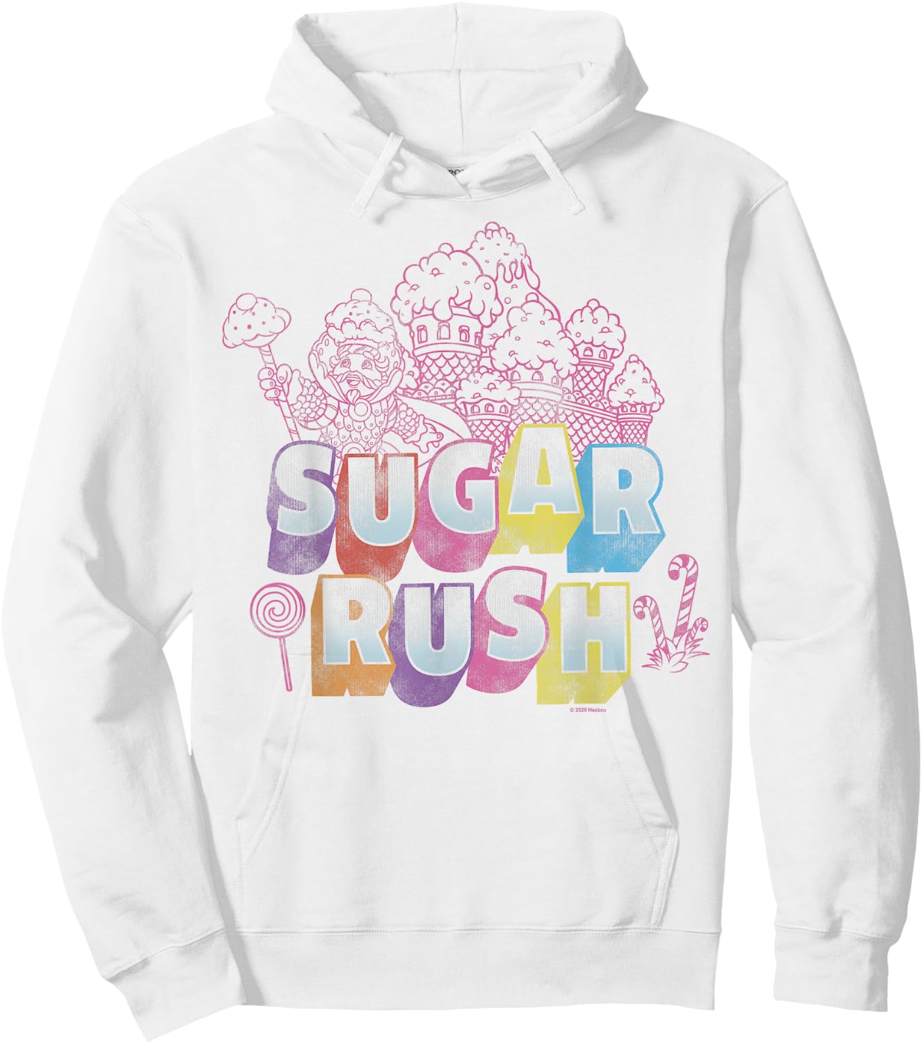 Candy Land Sugar Rush Hoodie - Hoodie | White
