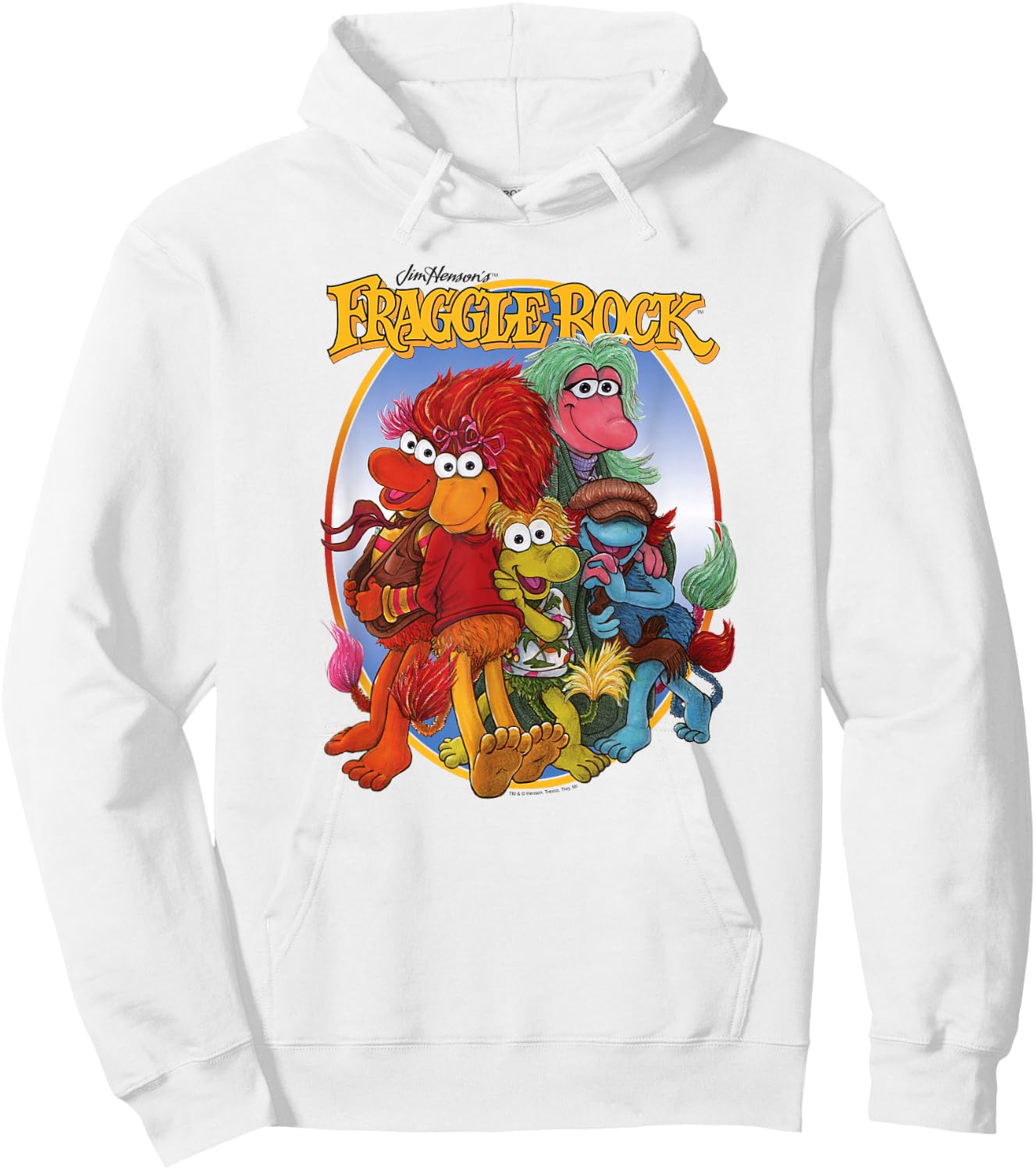 Fraggle Rock Group Hug Hoodie - Hoodie | White