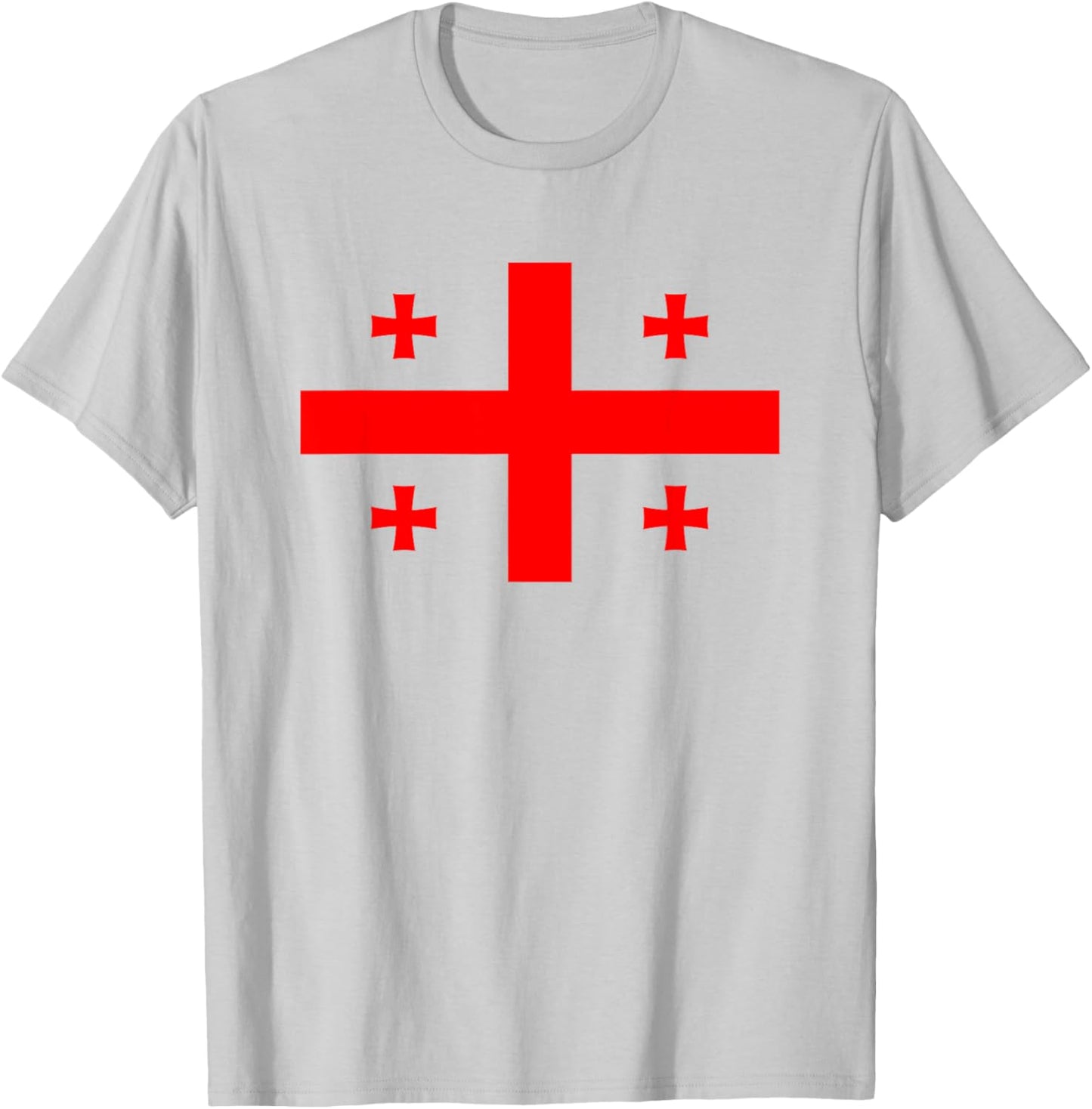 Georgia Georgian flag T-Shirt - T-Shirt | Ash