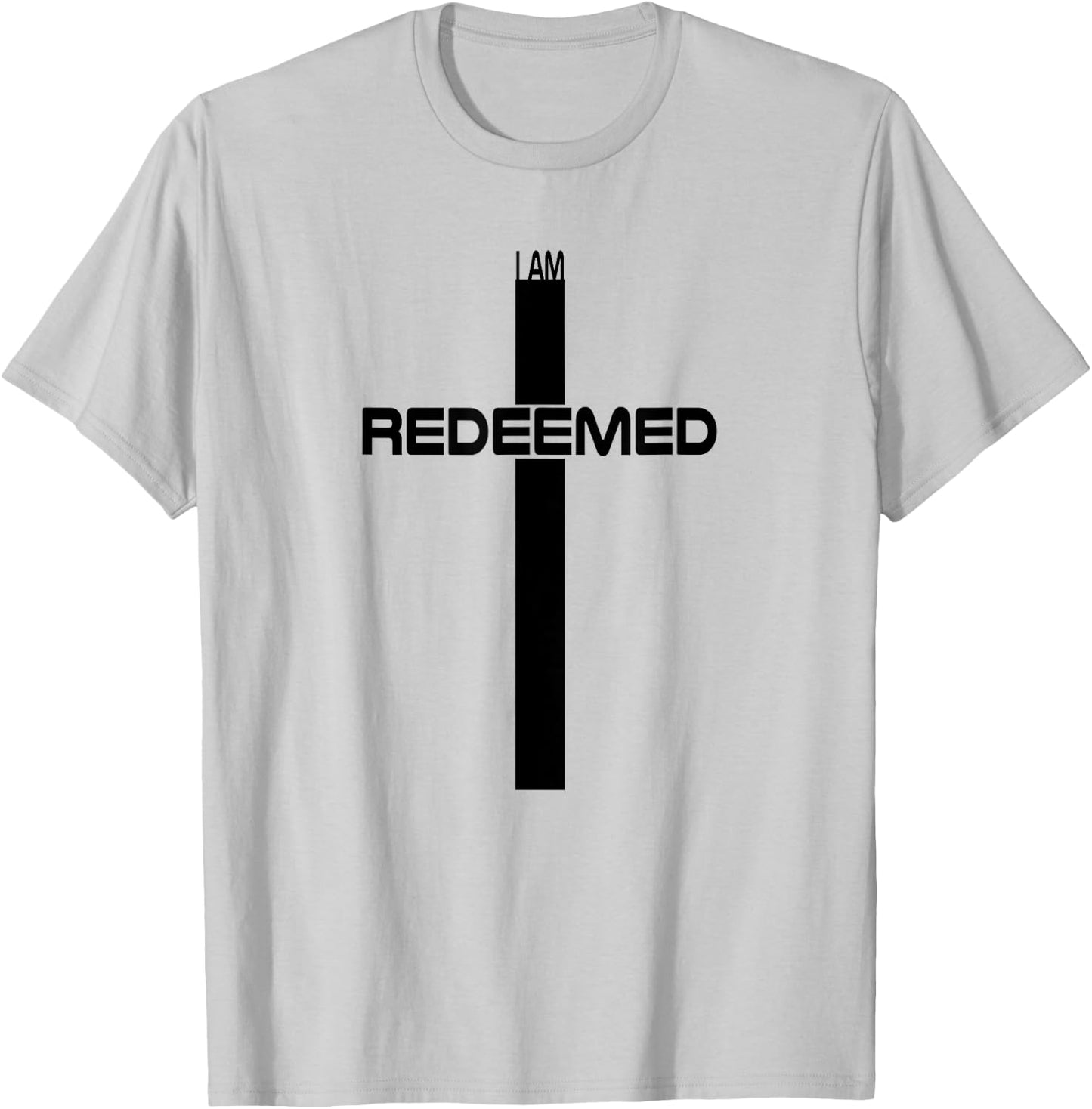 I Am Redeemed Modern Christianity Christian Design T-Shirt - T-Shirt | Ash