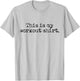 This Is My Workout Shirt - Funny Gym Exercise Fitness T-Shirt - T-Shirt | Ash