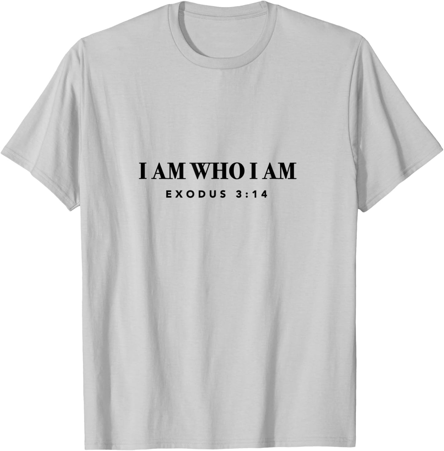 Exodus 3:14 - Gift & Men, Christian T-Shirt - T-Shirt | Ash