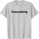 Hashtag Sauce King T-Shirt - T-Shirt | Ash