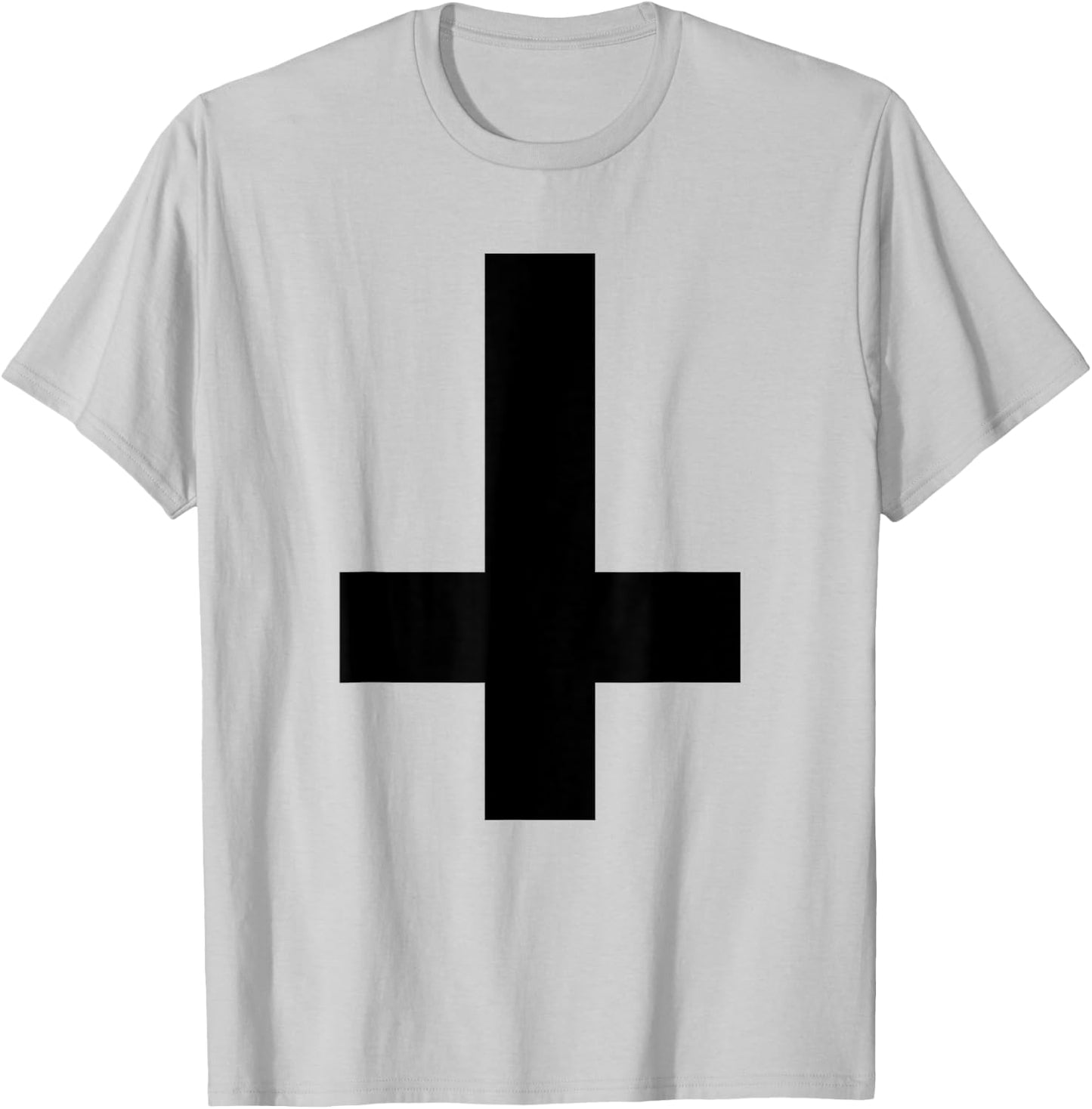 Inverted cross - Antichrist T-Shirt - T-Shirt | Ash