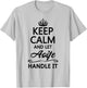 KEEP CALM and let AOIFE Handle It | Funny Name Gift T-Shirt - T-Shirt | Ash