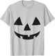 Jack O Lantern Pumpkin Face Funny Halloween Costume Spooky T-Shirt - T-Shirt | Ash