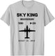 Sky King Tribute Q400 Game Over Continue Screen T-Shirt - T-Shirt | Ash