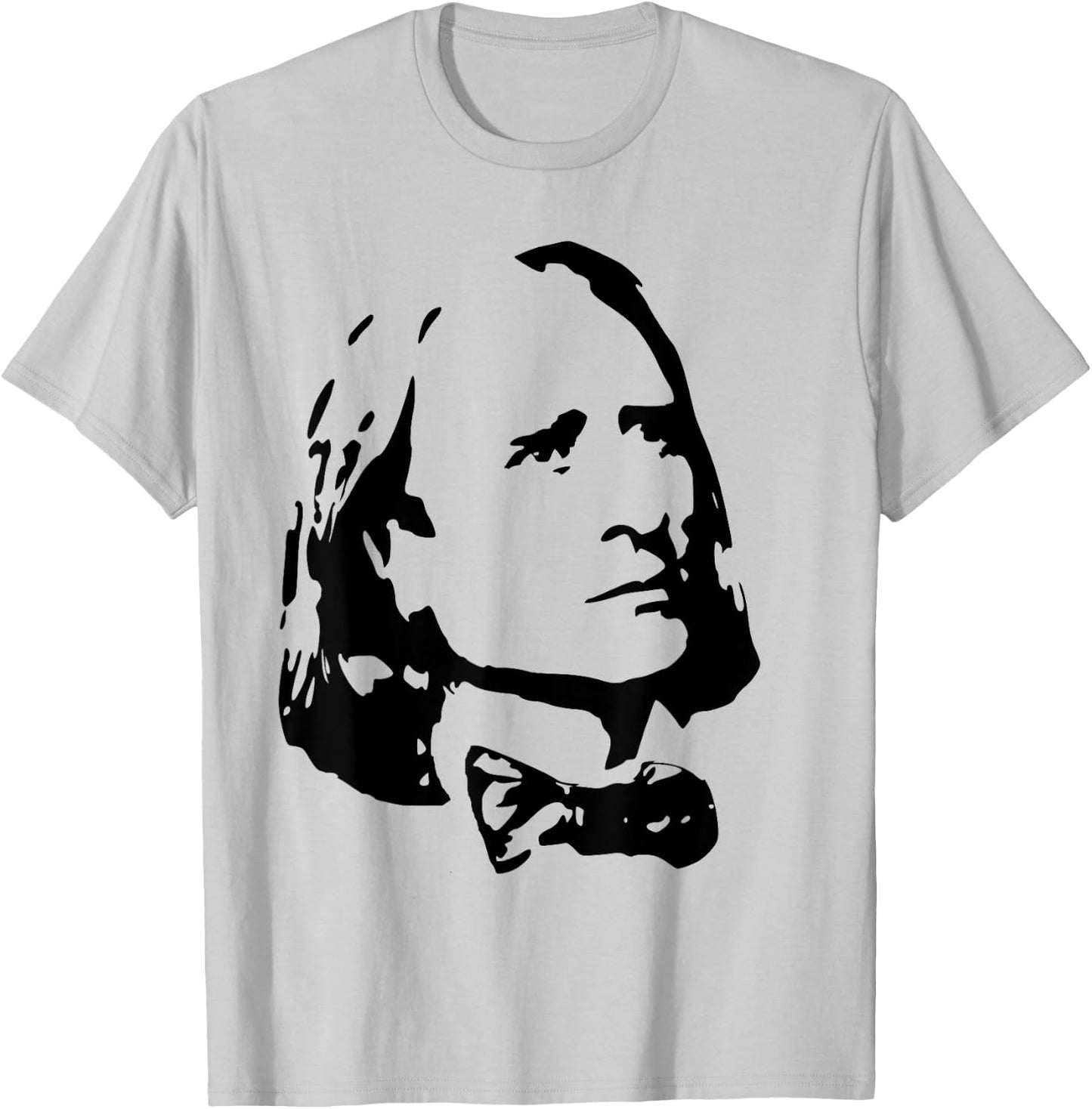 Franz Liszt Classical Music Composer Retro Style Propaganda T-Shirt - T-Shirt | Ash