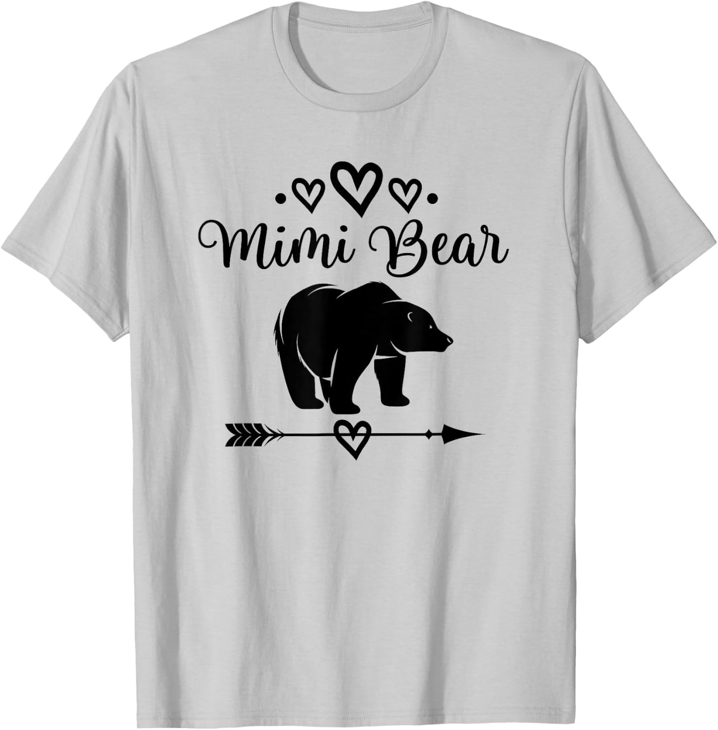 Mimi Bear Grandmother T-Shirt - T-Shirt | Ash