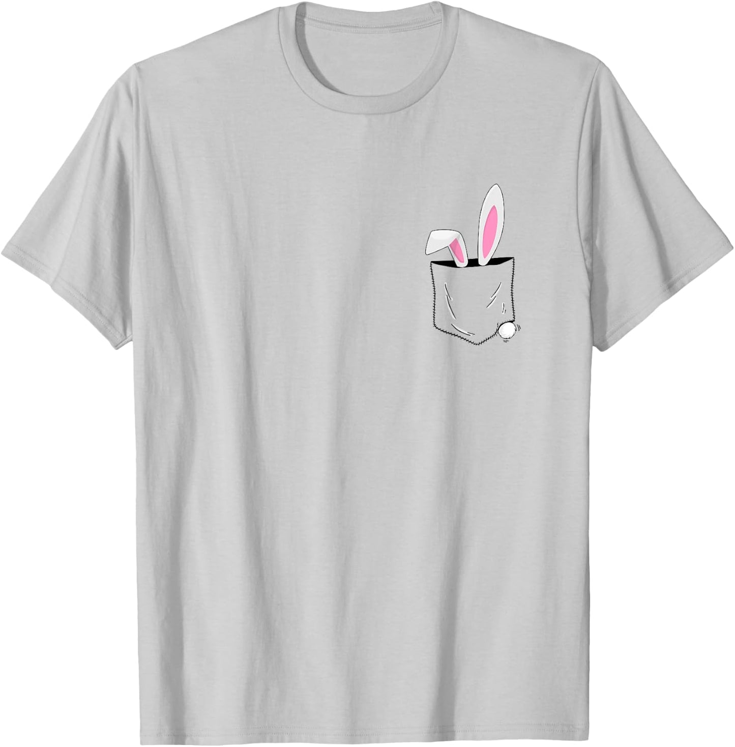 Easter bunny ears in pocket funny easter outfit for Easter T-Shirt - T-Shirt | Ash