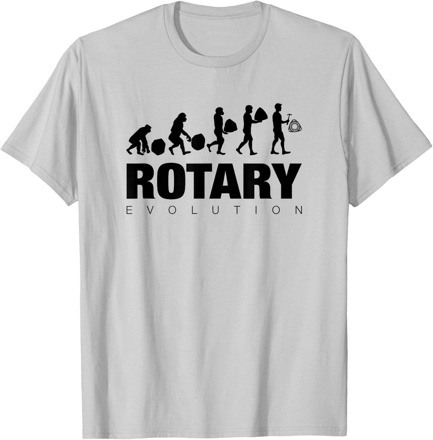 RX7 & RX8 Rotary Evolution T-Shirt - T-Shirt | Ash