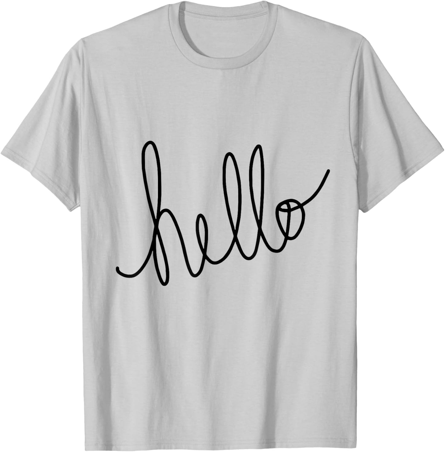 Hello T-Shirt - T-Shirt | Ash