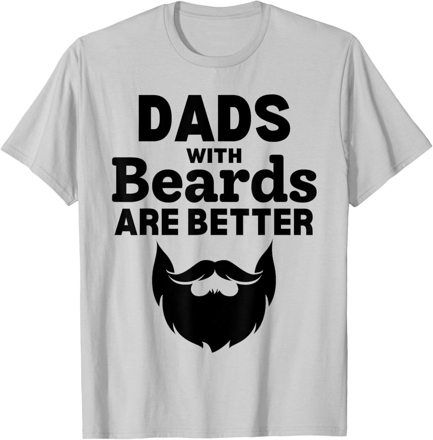 Funny Fathers Day Dad Jokes Daddy Humor Dads with Beard Papa T-Shirt - T-Shirt | Ash