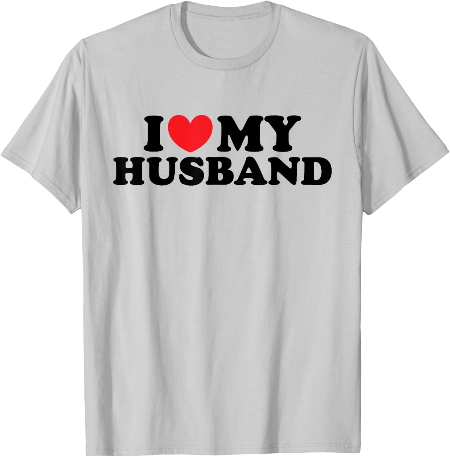 I Love My Husband shirt / I Heart My Husband T-Shirt - T-Shirt | Ash