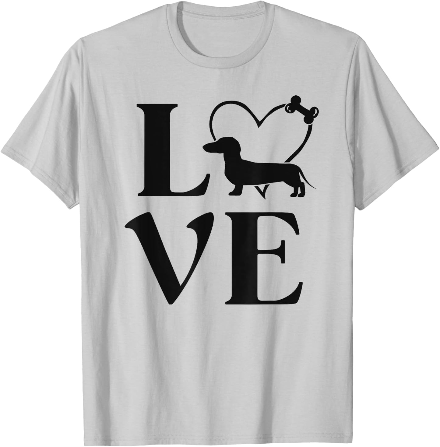 Dachshund Gifts Love Dogs Dog Mama T-Shirt - T-Shirt | Ash