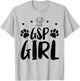 GSP Girl Funny German Shorthaired Pointer Dog Lover T-Shirt - T-Shirt | Ash