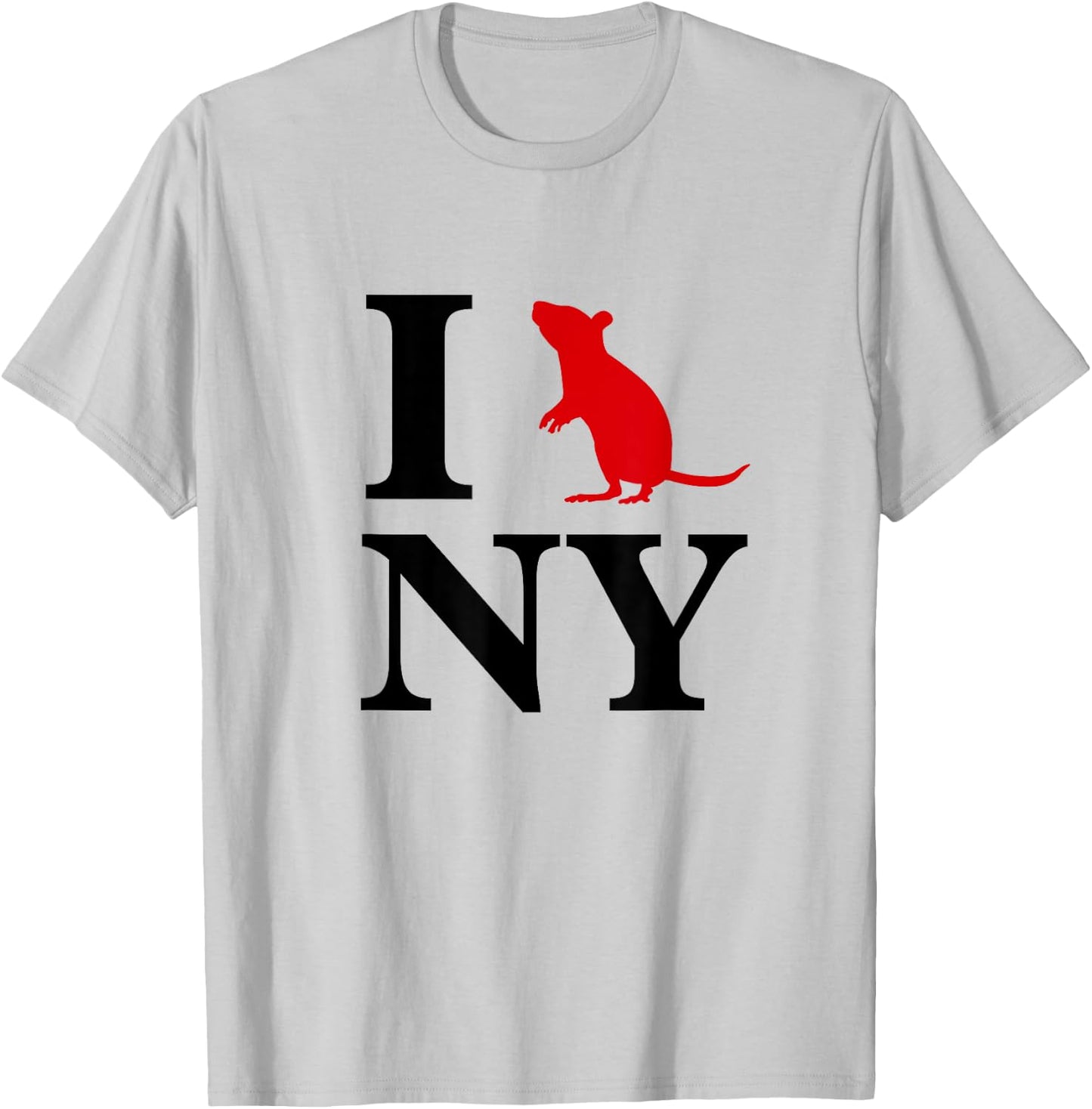 I Rat NY I Love Rats New York T-Shirt - T-Shirt | Ash